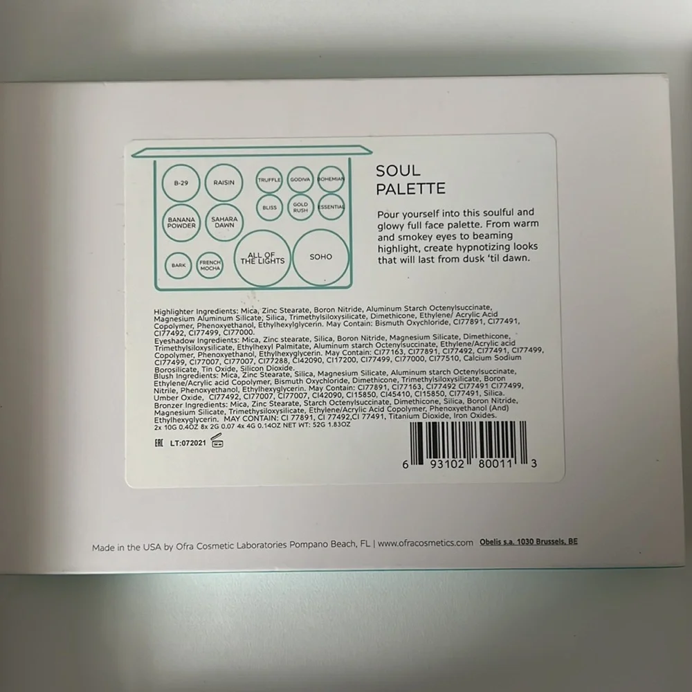 OFRA COSMETICS PRO PALETTE - SOUL